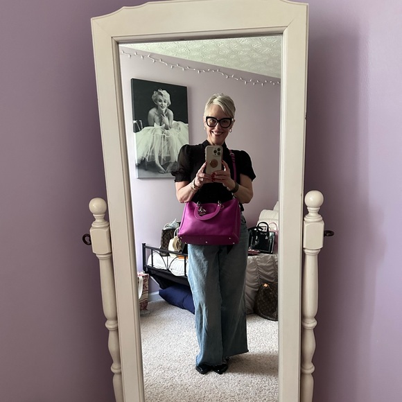 Christian Dior Diorissimo Pink 2 way Shoulder Bag Silver Hardware - Picture 14 of 16